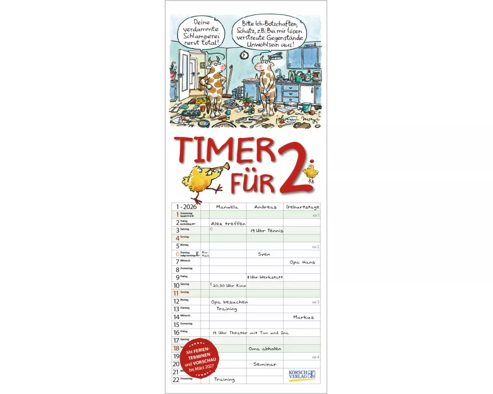 Timer für 2 2026