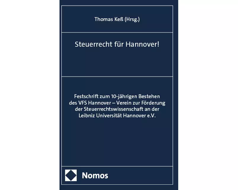 Steuerrecht für Hannover!