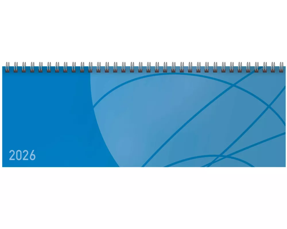 Tischkalender quer Professional Colourlux 2026 blau