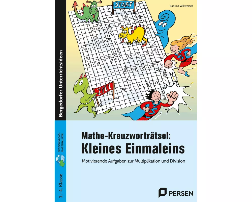 Mathe-Kreuzworträtsel: Kleines Einmaleins