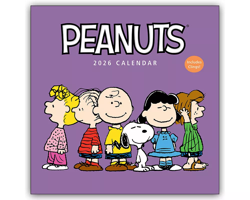 Peanuts 2026 Wall Calendar