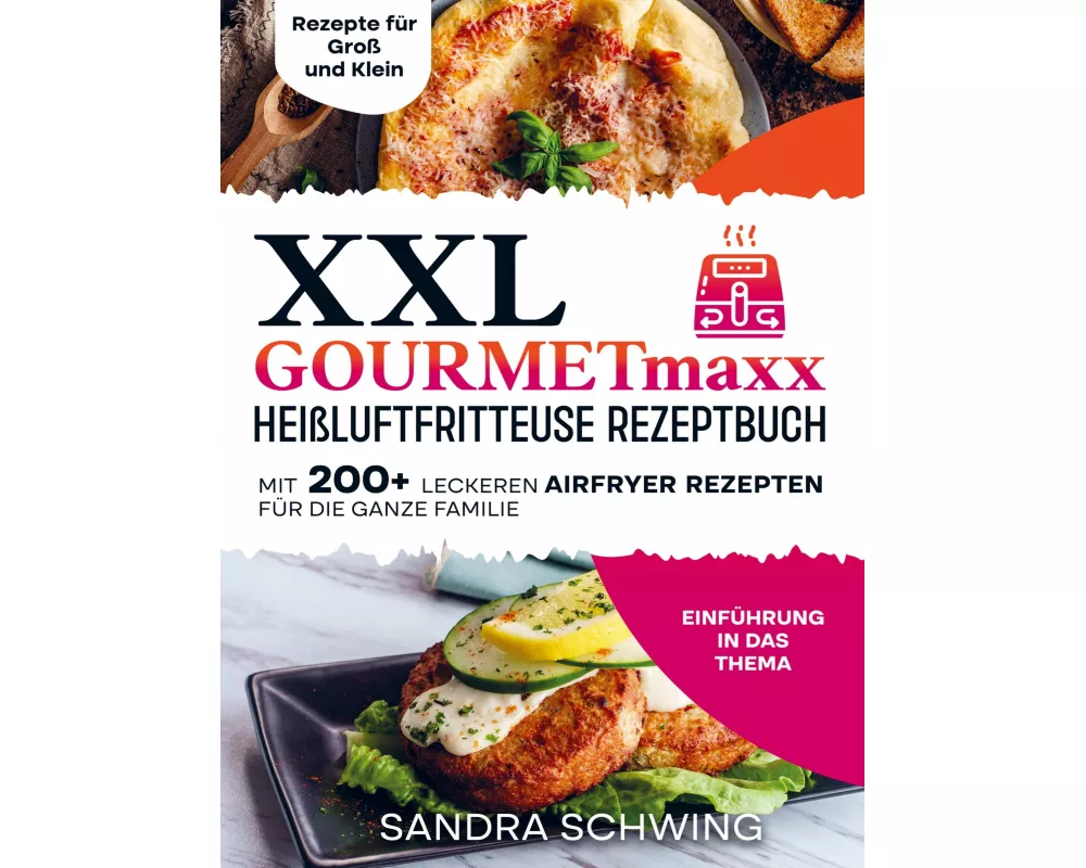XXL GOURMETmaxx Heißluftfritteuse Rezeptbuch