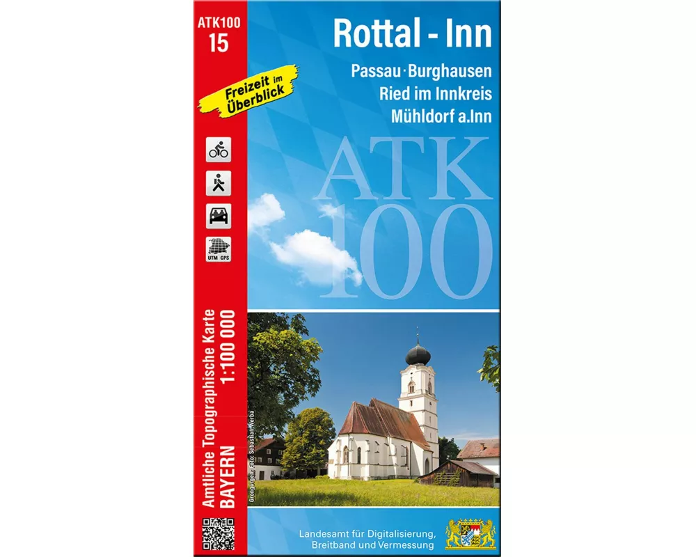 ATK100-15 Rottal-Inn (Amtliche Topographische Karte 1:100000)
