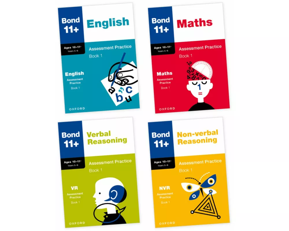 Bond 11+ Assessment Practice Papers Bundle for Age 10-11+: English, Maths, Non-verbal Reasoning, Verbal Reasoning: Ready for the 2026 exam (for GL Ass