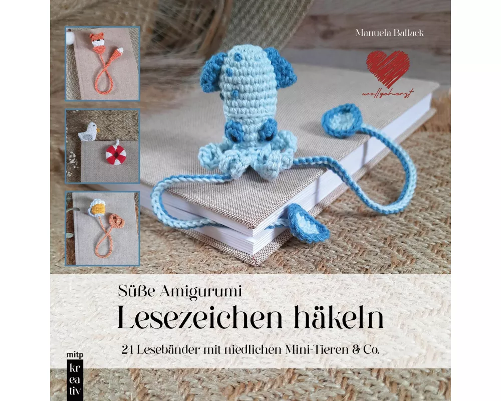 Amigurumi-Lesezeichen häkeln