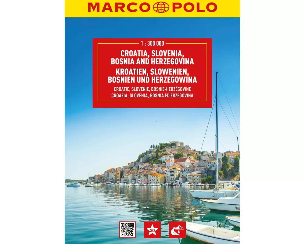 MARCO POLO Reiseatlas Kroatien, Slowenien, Bosnien und Herzegowina 1:300.000