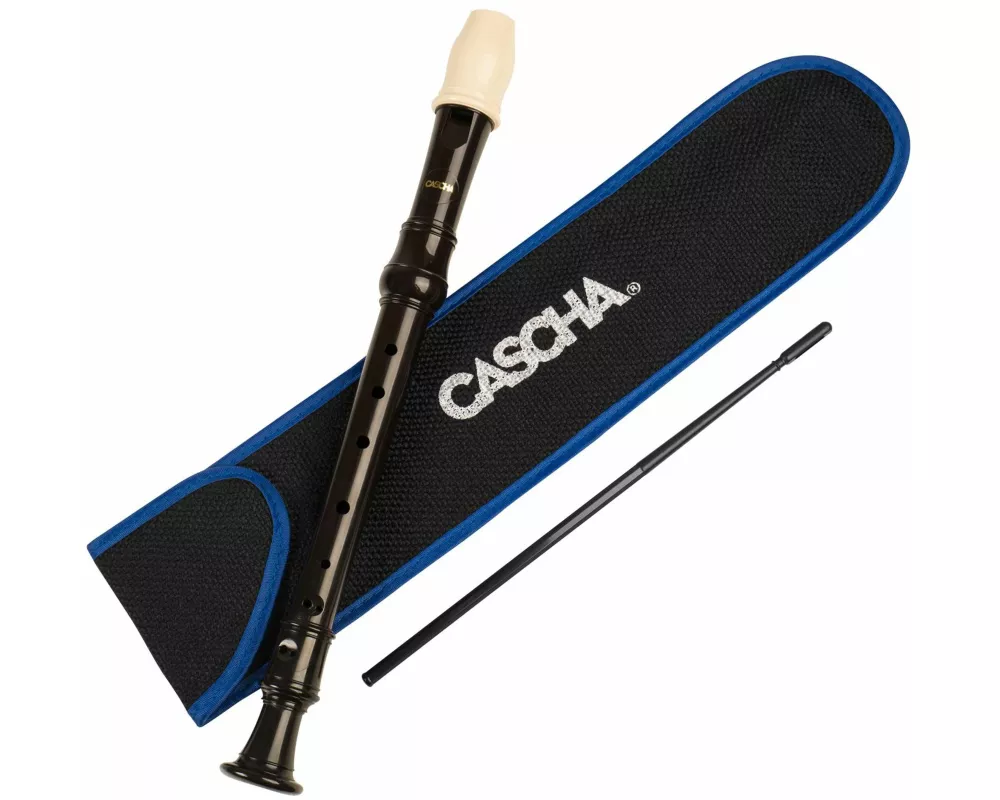 Plastic Soprano Recorder brown - German fingering