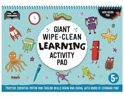 5+ Giant Wipe-Clean Learning Activity Pad