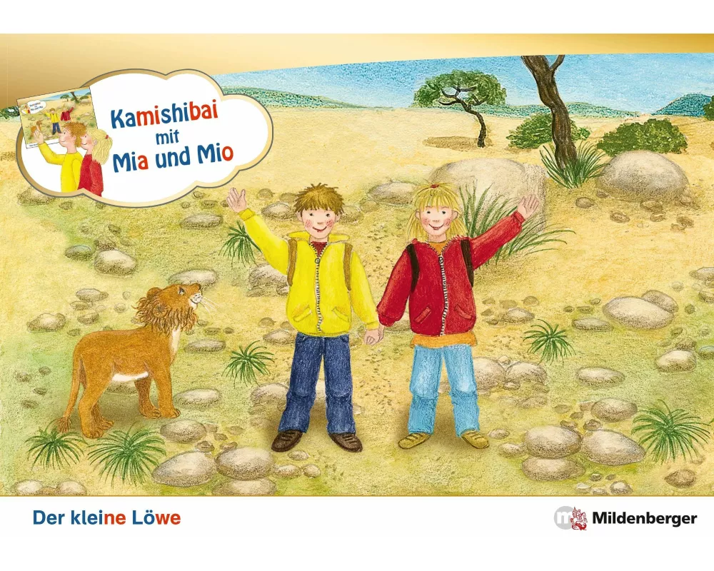 Kamishibai mit Mia und Mio: Der kleine Löwe - Set