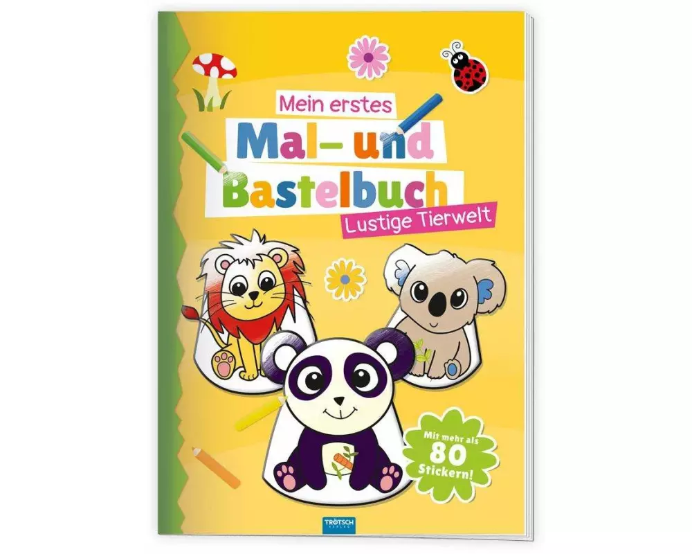 Trötsch Mal- und Bastelbuch - Mein erstes Mal- und Bastelbuch/Lustige Tierwelt