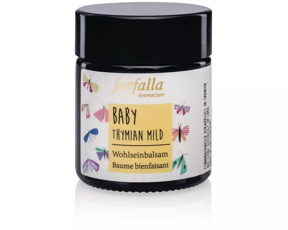 Farfalla Baby-Pflegecreme Balsam Wohlsein Thymian Linalool