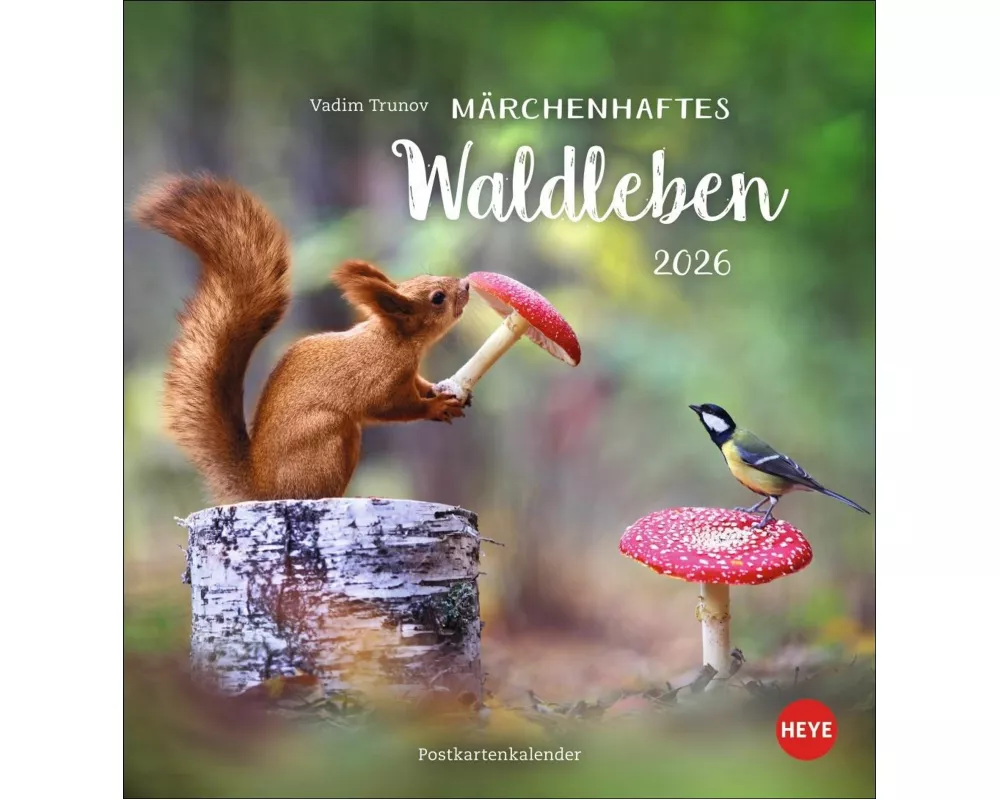 Vadim Trunov: Märchenhaftes Waldleben Postkartenkalender 2026