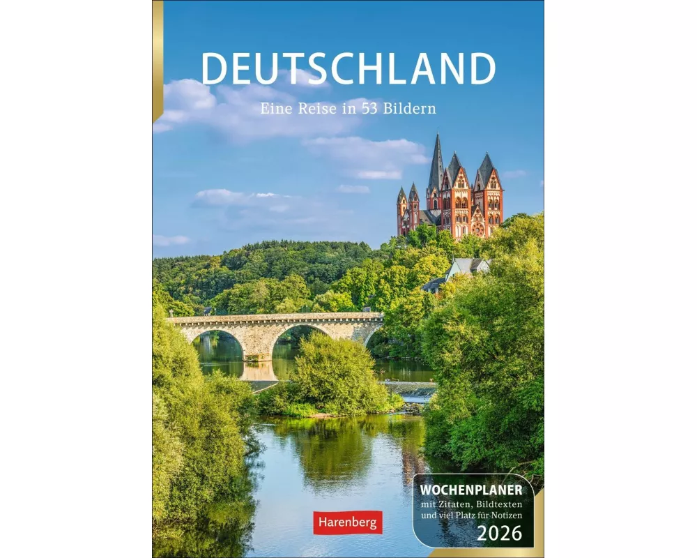Deutschland Wochenplaner 2026 - Eine Reise in 53 Bildern