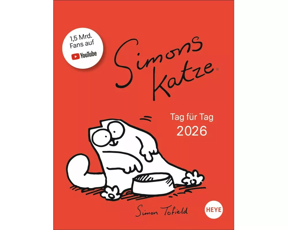 Simons Katze Tagesabreißkalender 2026
