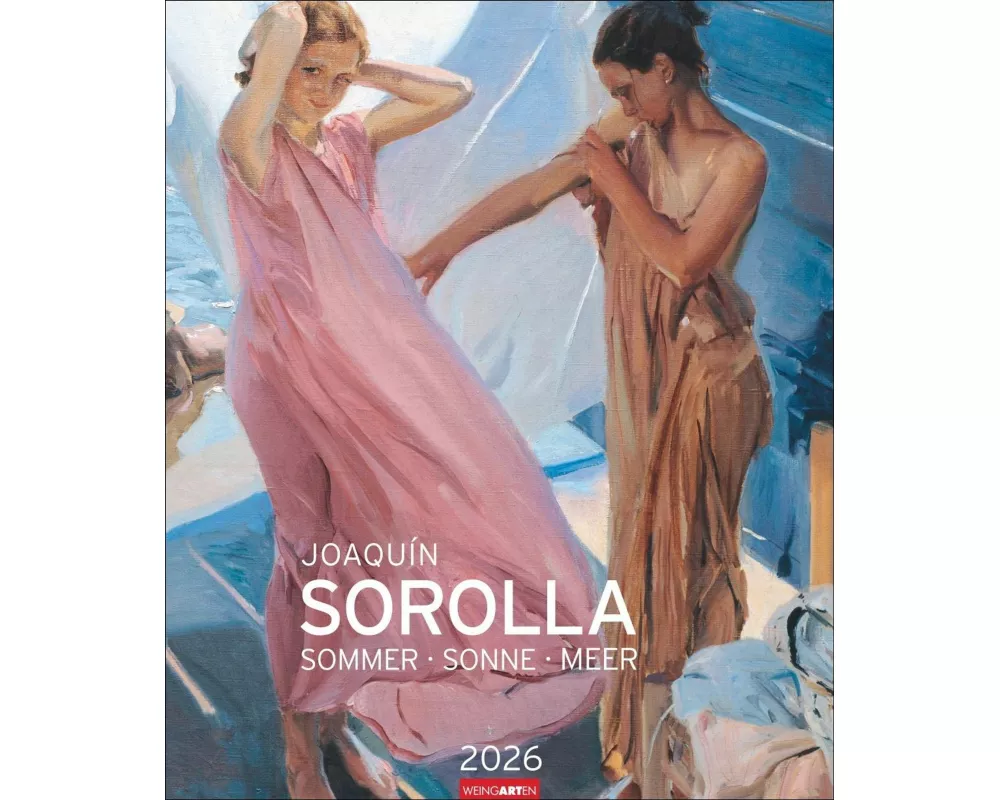 Joaquín Sorolla Edition Kalender 2026 - Sommer · Sonne · Meer