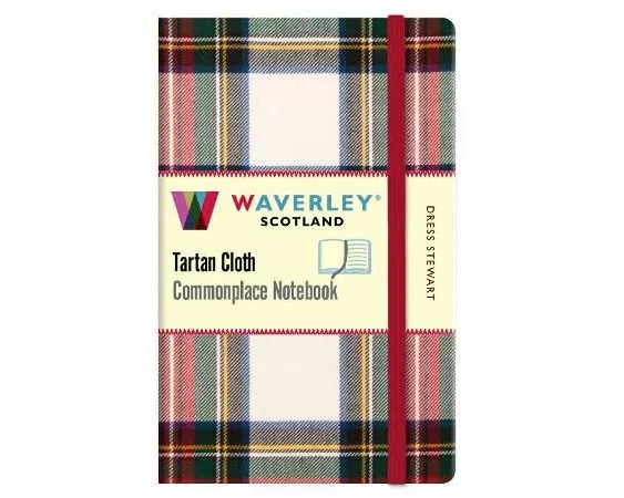 Waverley Dress Stewart Tartan cloth pocket notebook