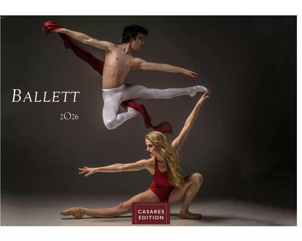 Ballett Kalender 2026 - Wandkalender | Fotokalender | Tanzkalender Kunst 35x50cm Grosses Format - Eleganter Ballett - Ästhetik & Ballettkunst für jede