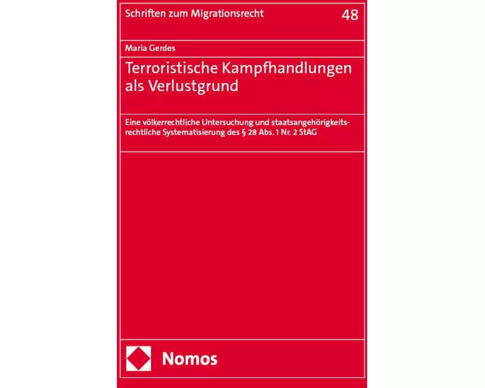 Terroristische Kampfhandlungen als Verlustgrund