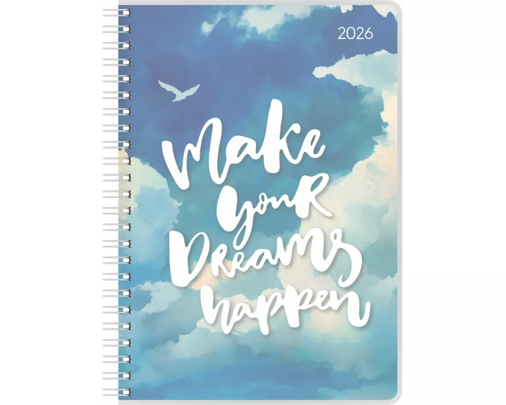 Alpha Edition - Ladytimer Ringbuch Statement 2026 – Taschenkalender A5 (15×21 cm) mit 128 Seiten, Weekly-Planer für Schüler & Studenten, Ringbindung,