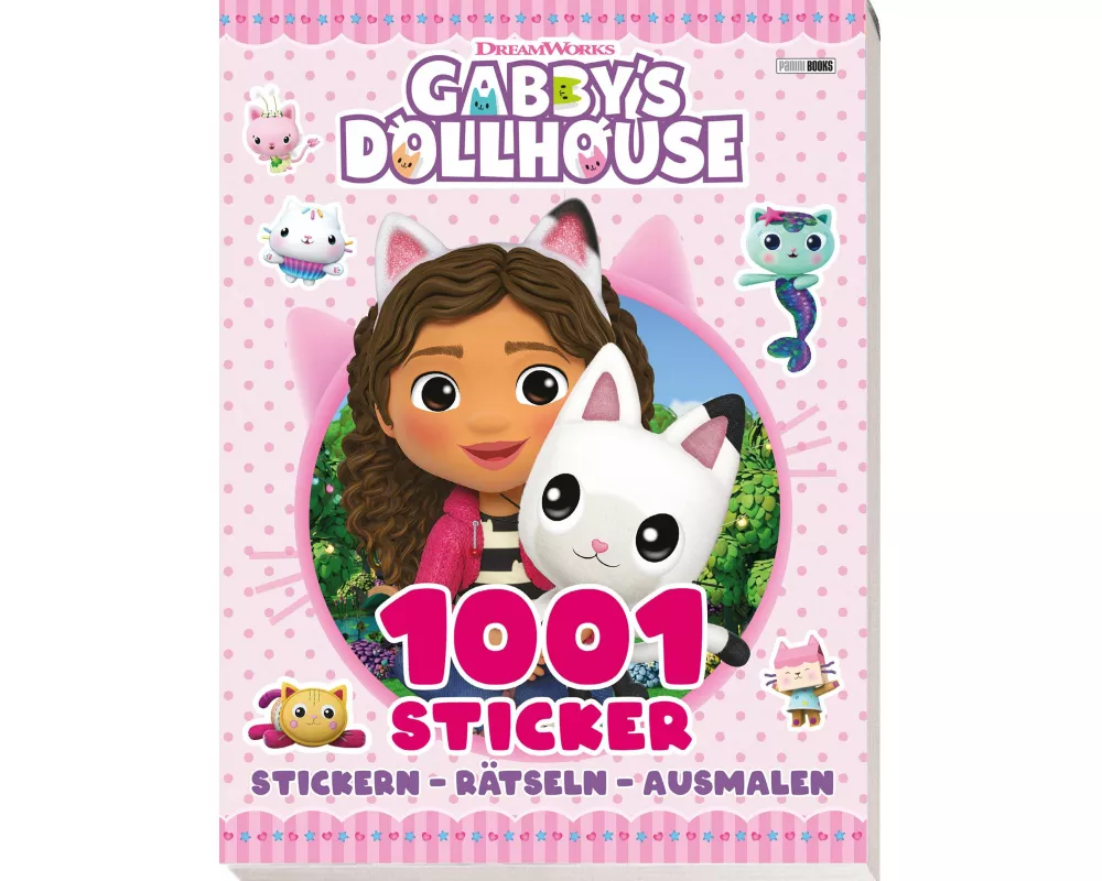 Gabby's Dollhouse: 1001 Sticker: Stickern – Rätseln – Ausmalen