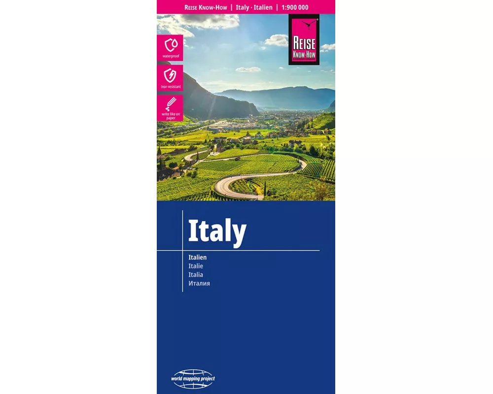 Reise Know-How Landkarte Italien / Italy (1:900.000)