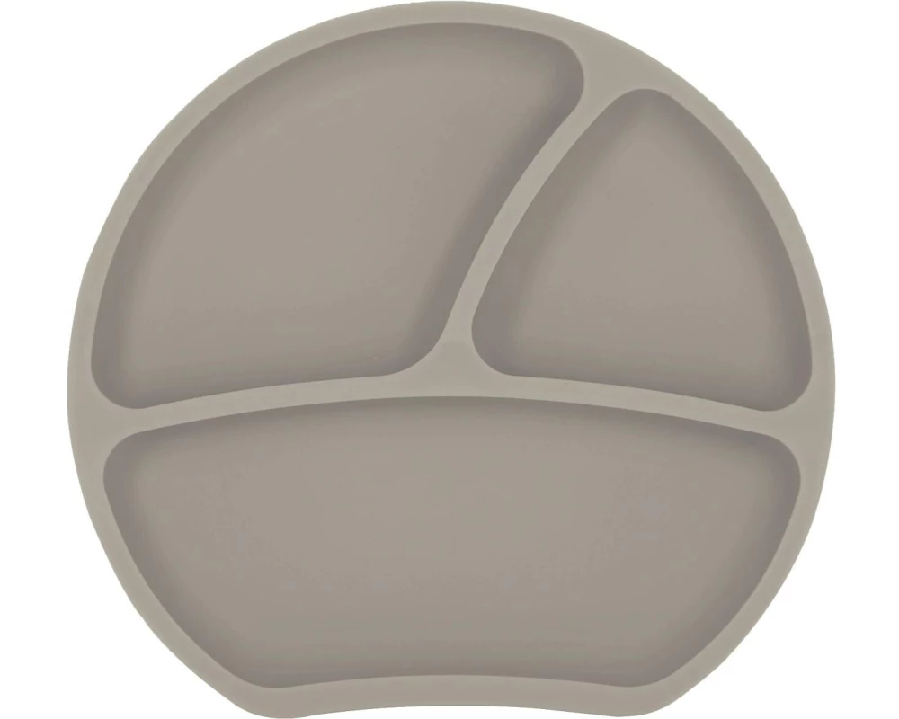 Kindsgut Kinderteller unterteilt Taupe