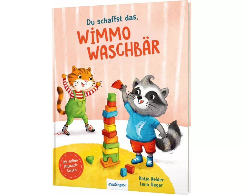 Du schaffst das, Wimmo Waschbär