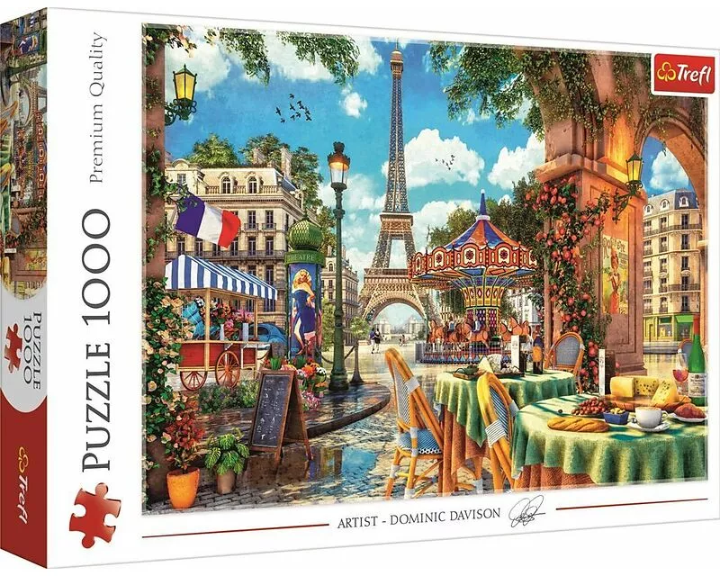 Puzzle 1000 - Katze in Paris