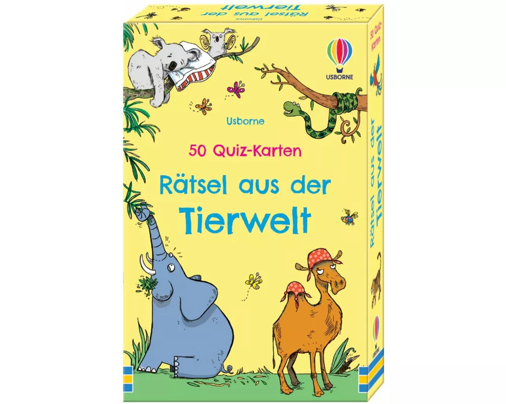 50 Quiz-Karten: Rätsel aus der Tierwelt