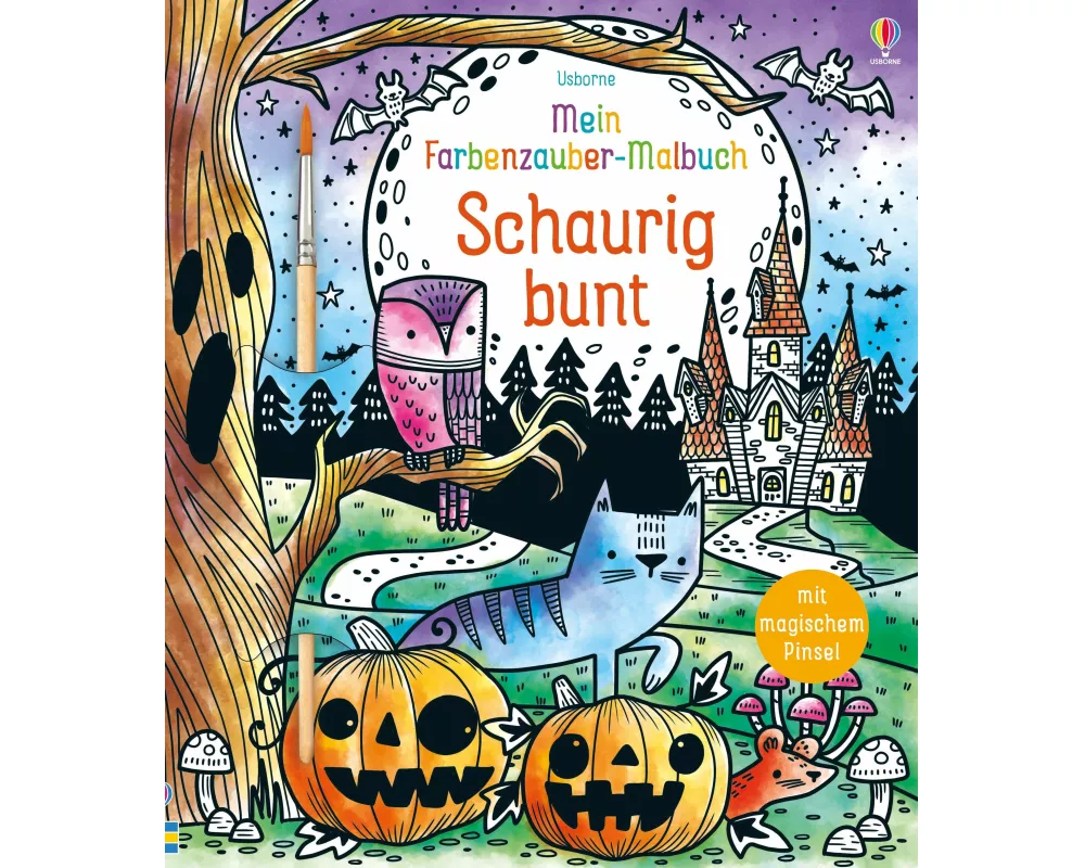 Mein Farbenzauber-Malbuch: Schaurig bunt