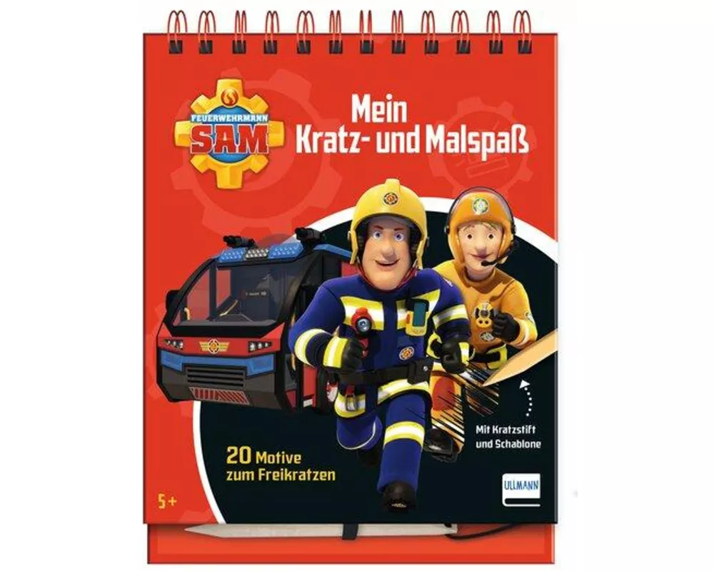 Mein Kratz- und Malspaß – Feuerwehrmann Sam