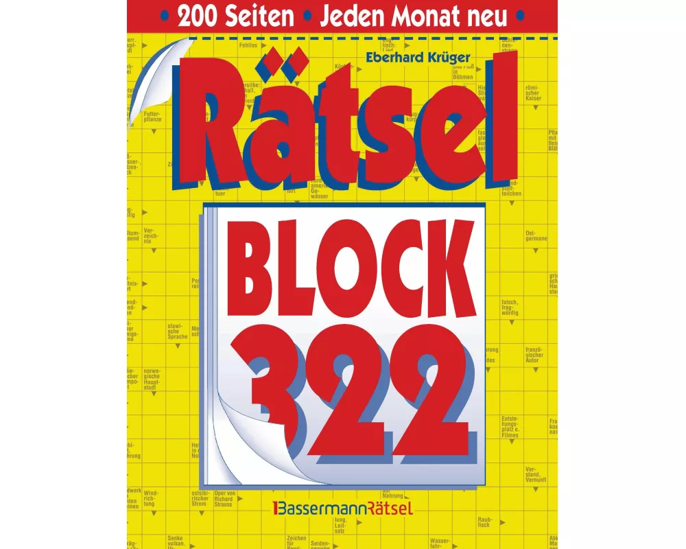 Rätselblock 322 (5 Exemplare à 2,99 €)