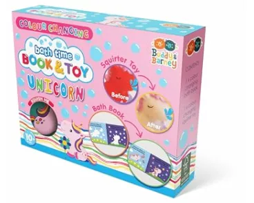Magic Colour Changing Bath Book & Toy - Unicorn