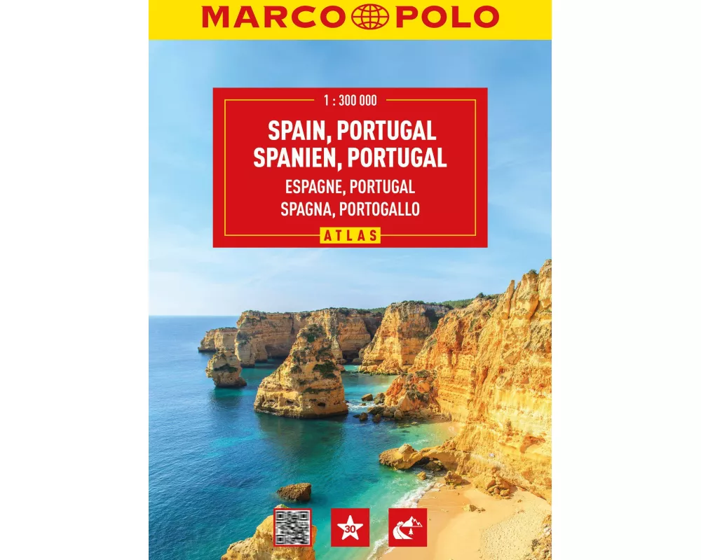 MARCO POLO Reiseatlas Spanien, Portugal 1:300.000