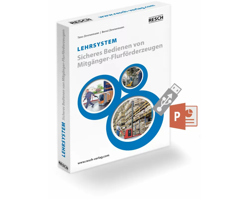 Lehrsystem "Sicheres Bedienen von Mitgänger-Flurförderzeugen"