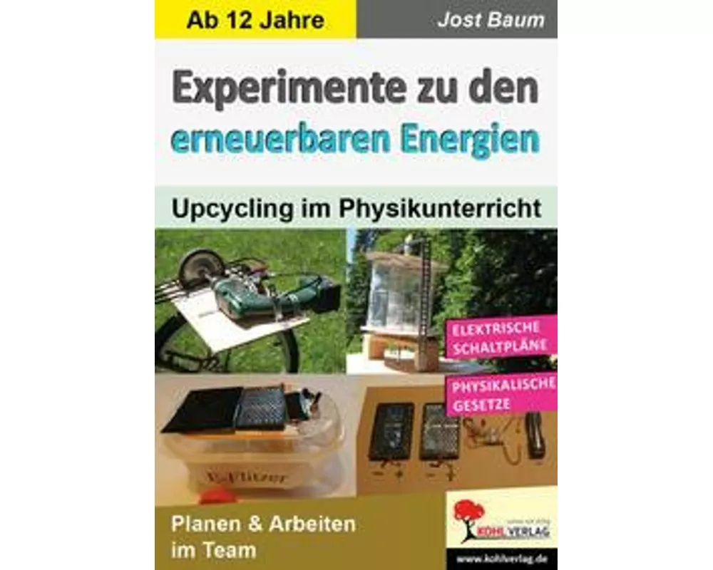 Experimente zu den erneuerbaren Energien