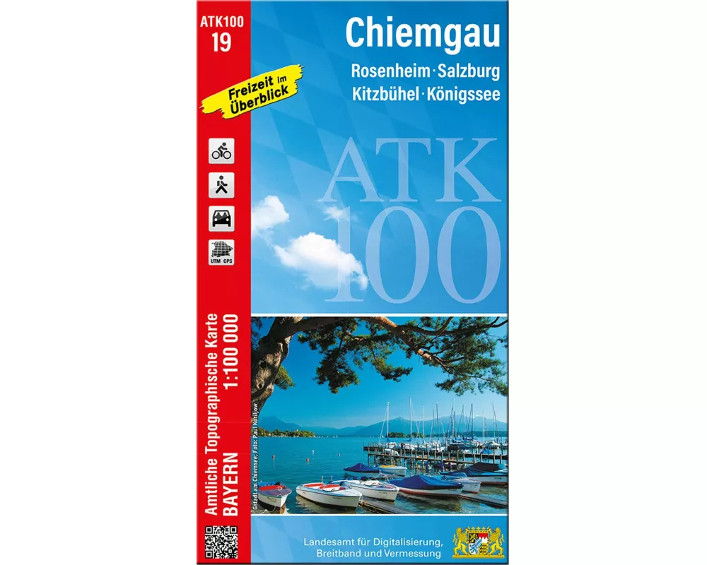 ATK100-19 Chiemgau (Amtliche Topographische Karte 1:100000)