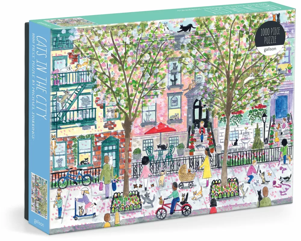 Michael Storrings Cats In The City 1000 Piece Puzzle
