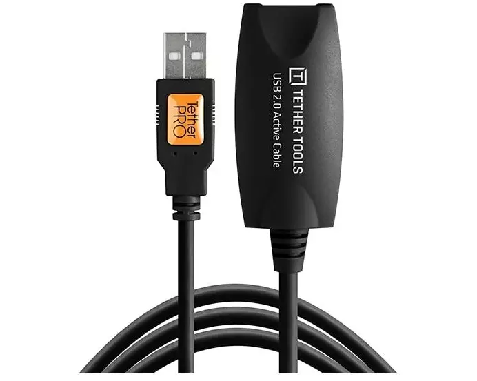 Tether Tools Kabel TetherPro USB 2.0 Aktive Verlängerung 5 m Schwarz