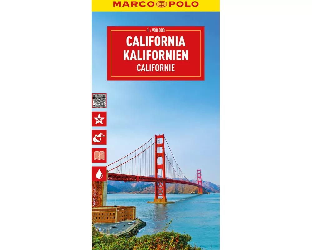 MARCO POLO Reisekarte Kalifornien 1:900.000