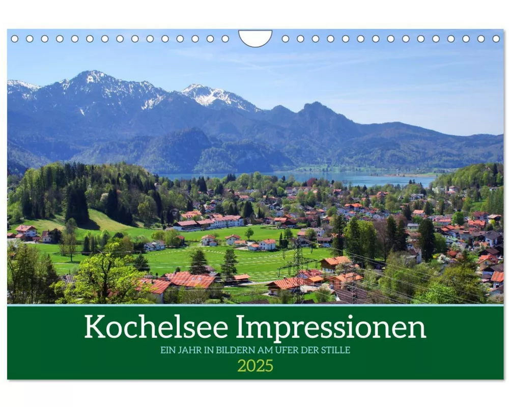Kochelsee Impressionen - Ein Jahr in Bildern am Ufer der Stille (Wandkalender 2025 DIN A4 quer), CALVENDO Monatskalender