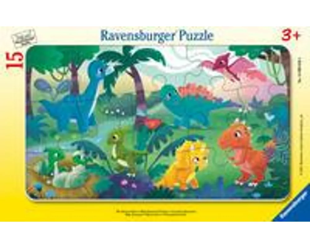Kinderpuzzle 15 Teile - Die kleinen Dinos
