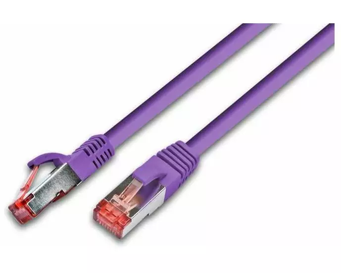 Wirewin Patchkabel RJ-45 - RJ-45, Cat 6, S/FTP, 5 m, Violett