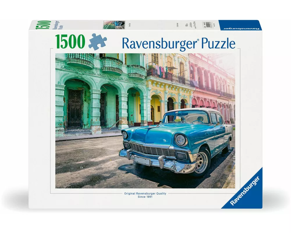 Erwachsenenpuzzle 1500 Teile - Cuba Cars