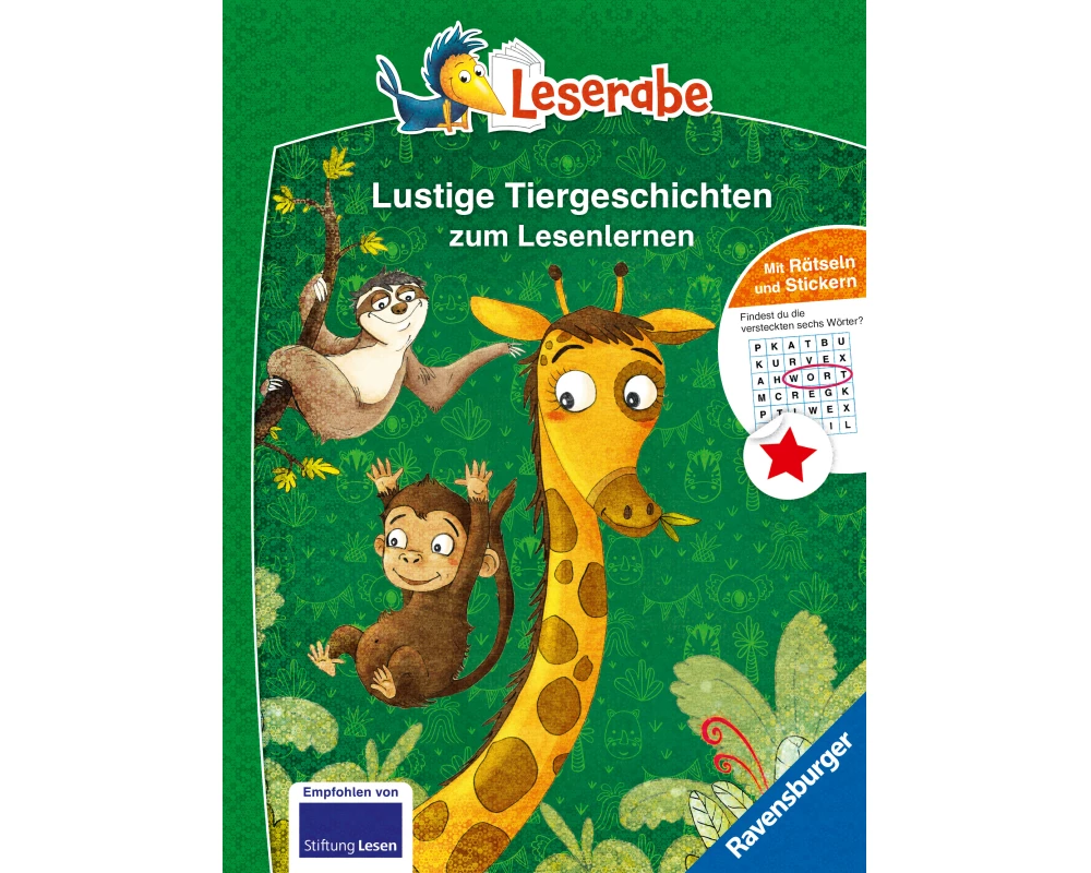 Leserabe Sonderausgaben - Lustige Tiergeschichten zum Lesenlernen