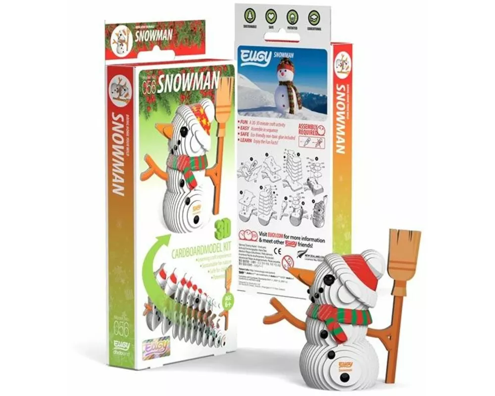 EUGY - 3D Bastelset Schneemann