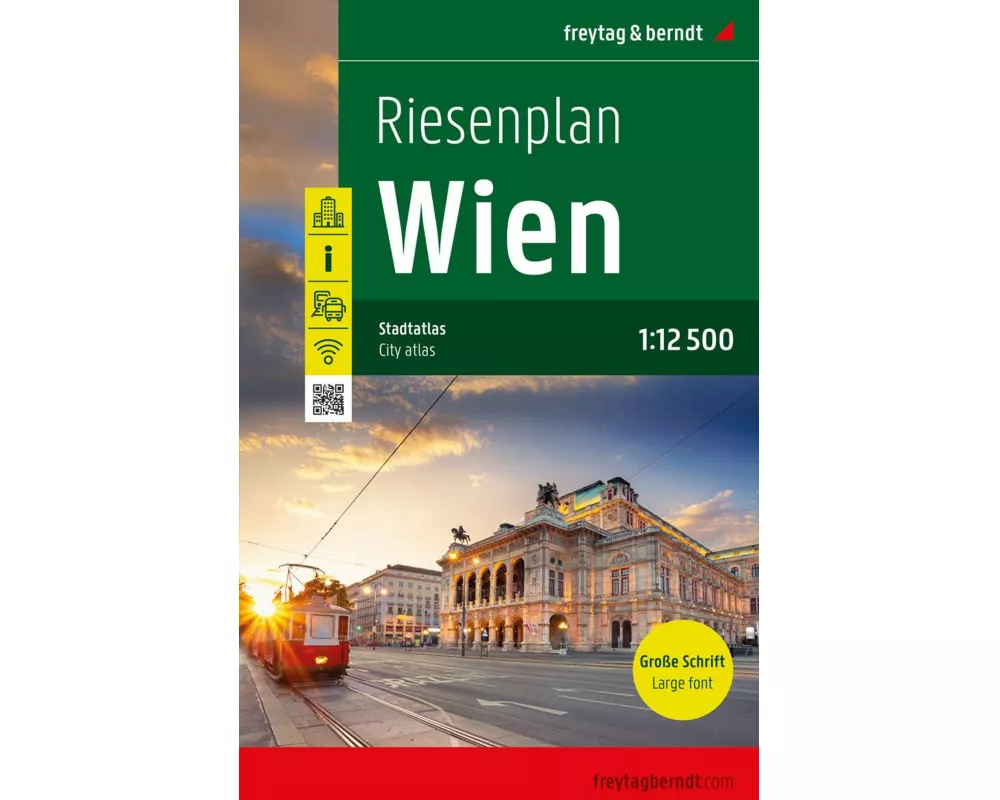 freytag & berndt Stadtatlas Wien Riesenplan, Städteatlas 1:12.500