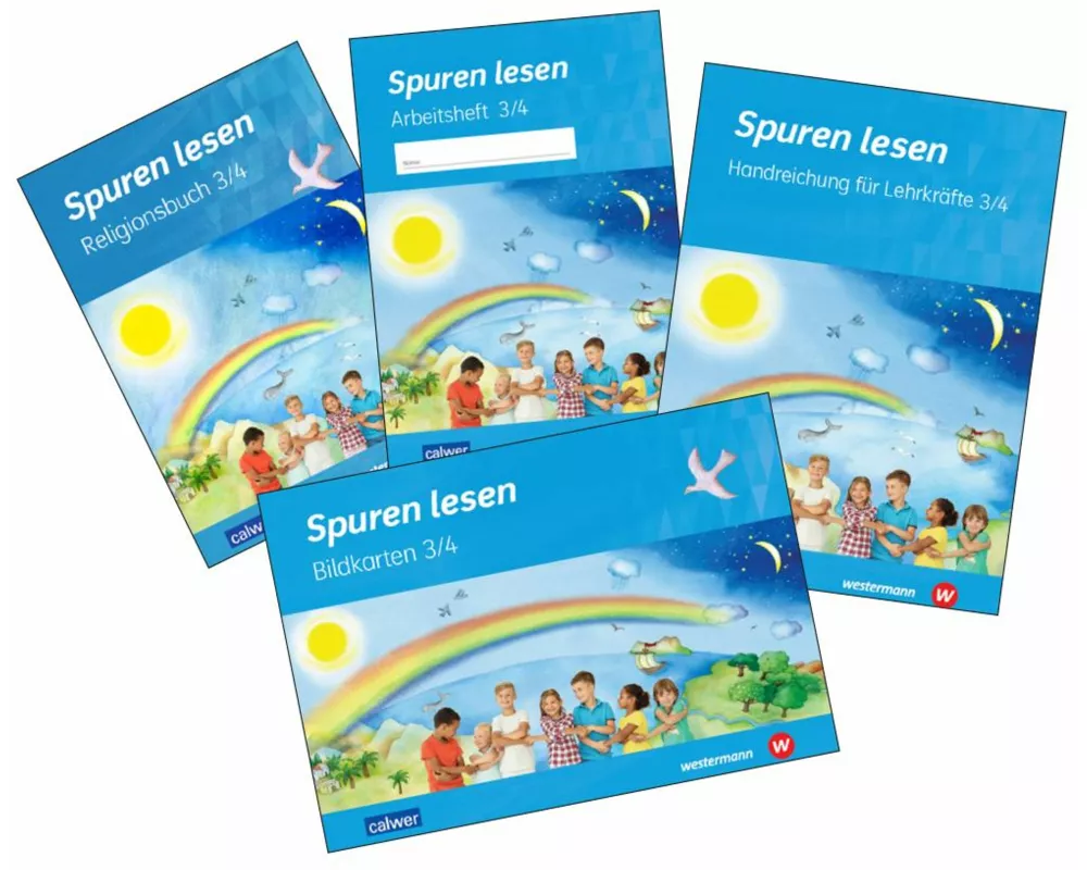 Kombi-Paket Spuren lesen 3/4 - Ausgabe 2023 fr die Grundschule. Schulbuch, Arbeitsheft, Handreichung und Bildkarten