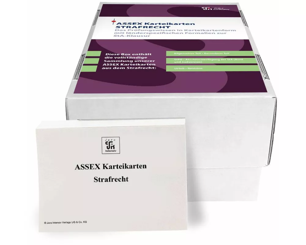 ASSEX Karteikarten Strafrecht
