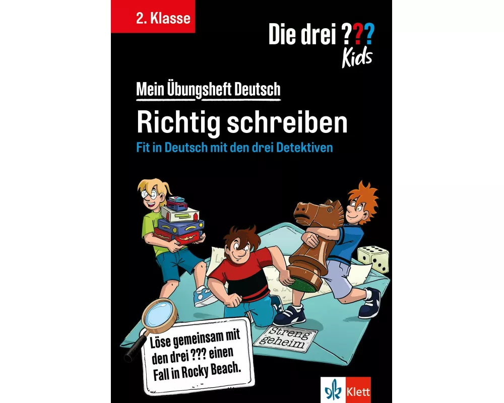 Die drei ??? Kids: Mein Übungsheft Deutsch 2. Klasse – Richtig schreiben